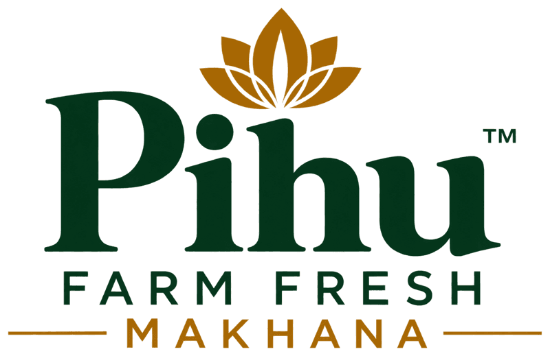 Pihu Farm Fresh Makhana logo